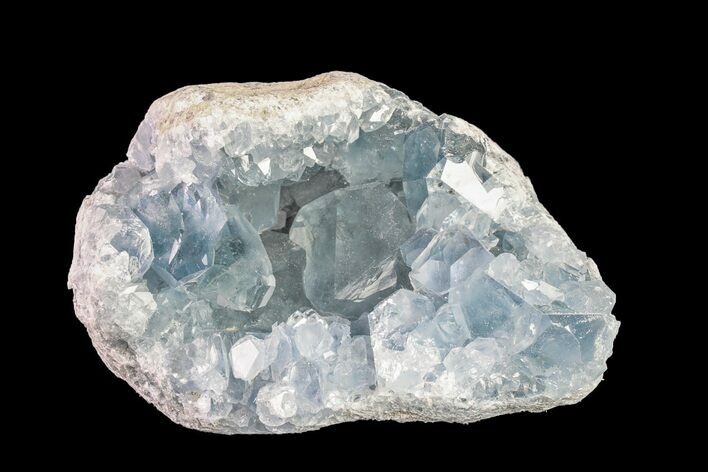 Sky Blue Celestine (Celestite) Crystal Cluster - Madagascar #158283